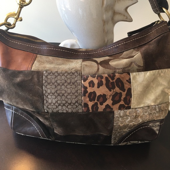 VINTAGE COACH BAG ANIMAL PRINT - Picture 13 of 16